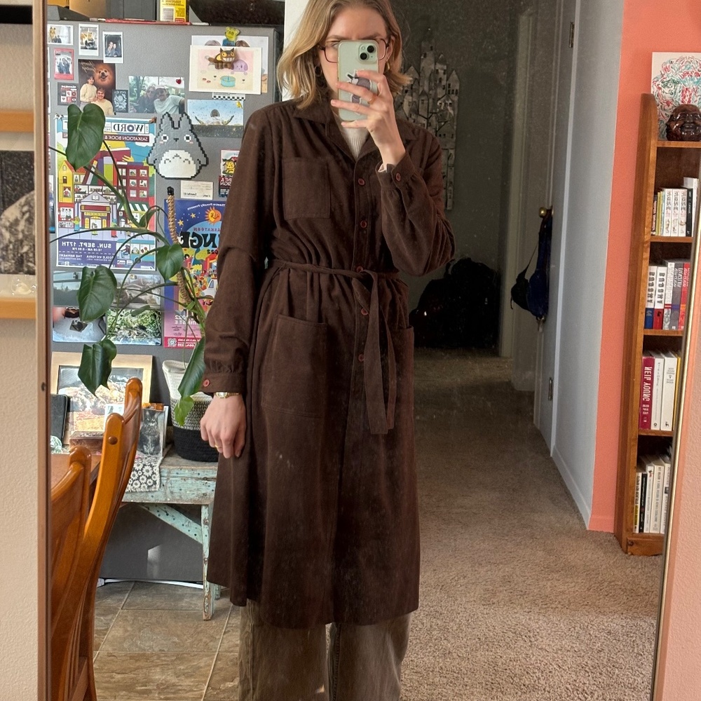 1960's Sport-Rite Arnel Shirt Jacket Duster